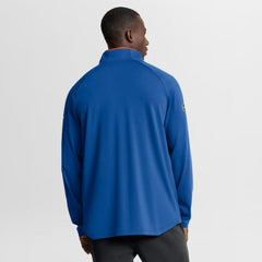 NHL Royal New York Islanders Fanatics Authentic Pro Rink Training Quarter-Zip Pullover