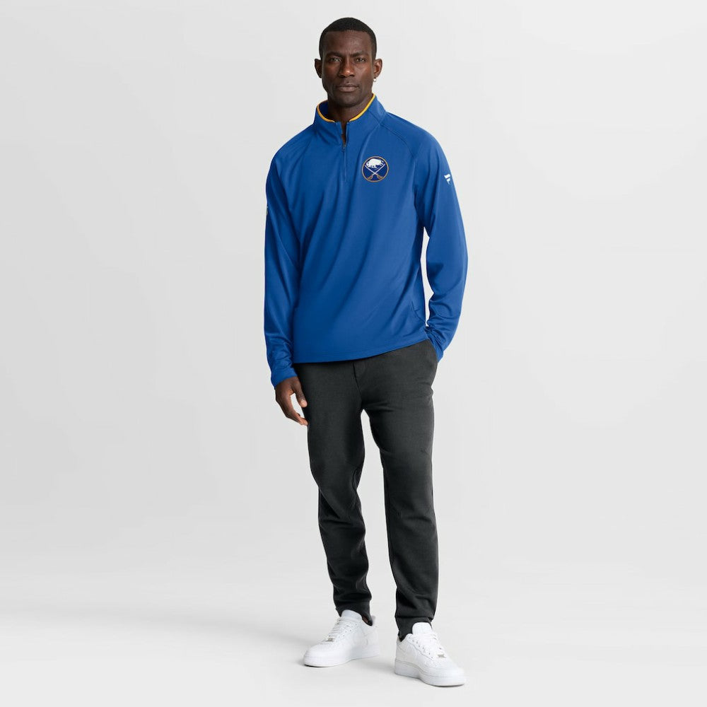 NHL Royal Buffalo Sabres Fanatics Authentic Pro Rink Training Quarter-Zip Pullover
