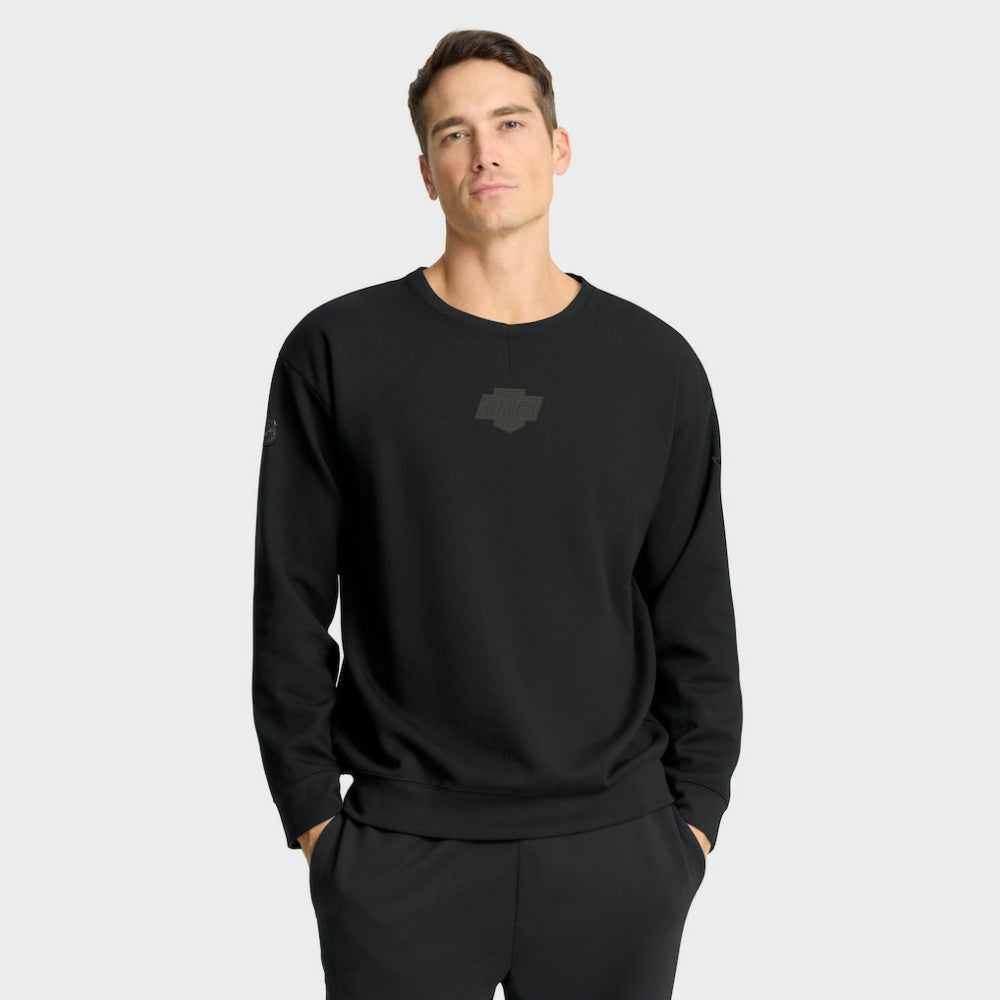 NHL Black Los Angeles Kings Fanatics Authentic Pro Road Tri-Blend Sweatshirt