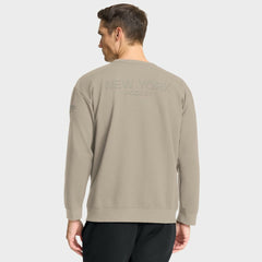 NHL Tan New York Islanders Fanatics Authentic Pro Road Tri-Blend Sweatshirt