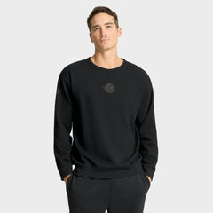 NHL Black Ottawa Senators Fanatics Authentic Pro Road Tri-Blend Sweatshirt