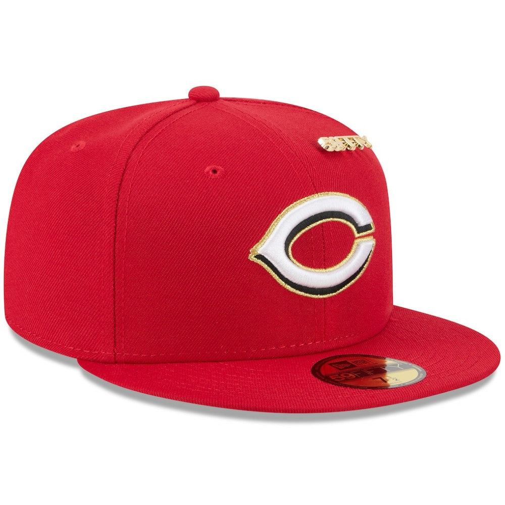 MLB Cincinnati Reds New Era 2025 59FIFTY Day 59FIFTY Fitted Hat with Pins