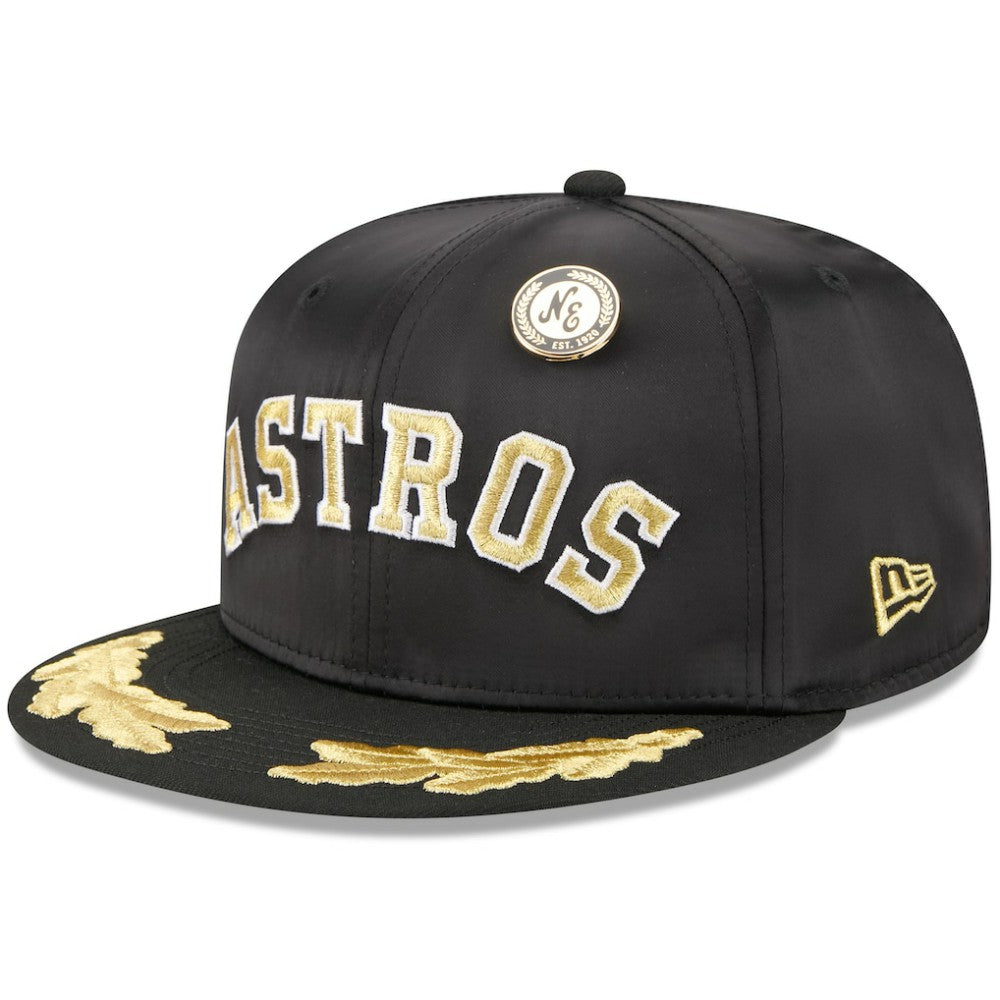MLB Houston Astros New Era 2025 59FIFTY Day Gold Leaf 59FIFTY Fitted Hat