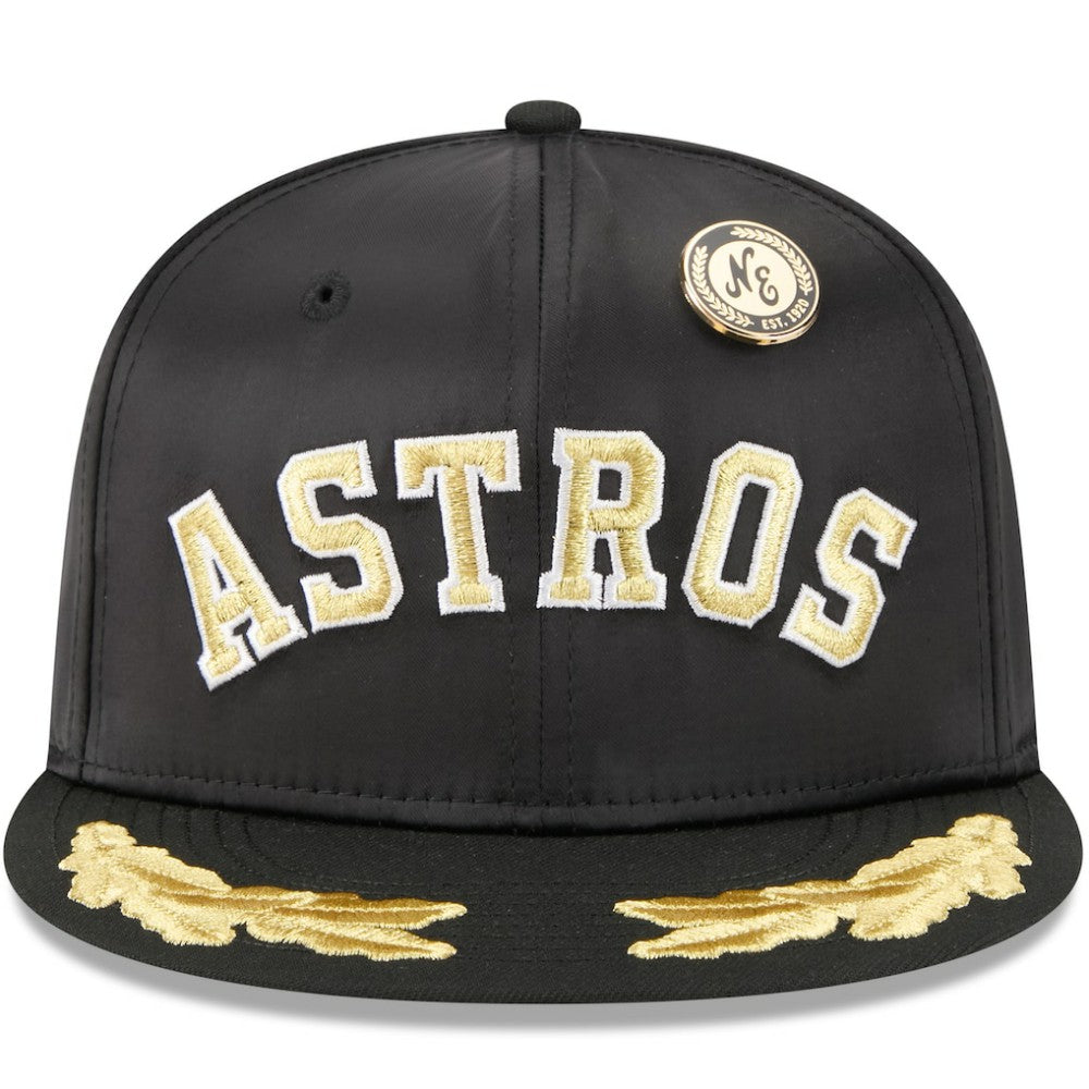 MLB Houston Astros New Era 2025 59FIFTY Day Gold Leaf 59FIFTY Fitted Hat