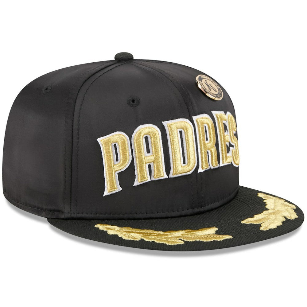 MLB San Diego Padres New Era 2025 59FIFTY Day Gold Leaf 59FIFTY Fitted Hat