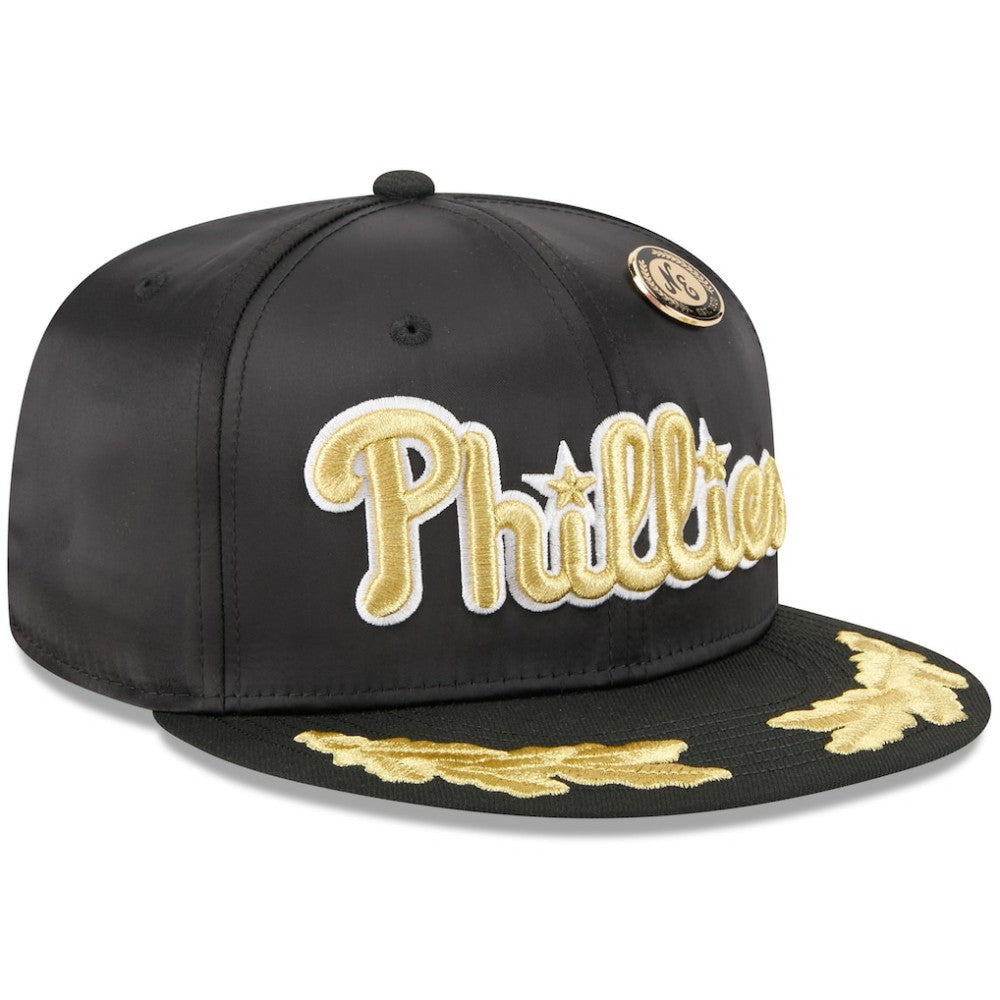 MLB Philadelphia Phillies New Era 2025 59FIFTY Day Gold Leaf 59FIFTY Fitted Hat