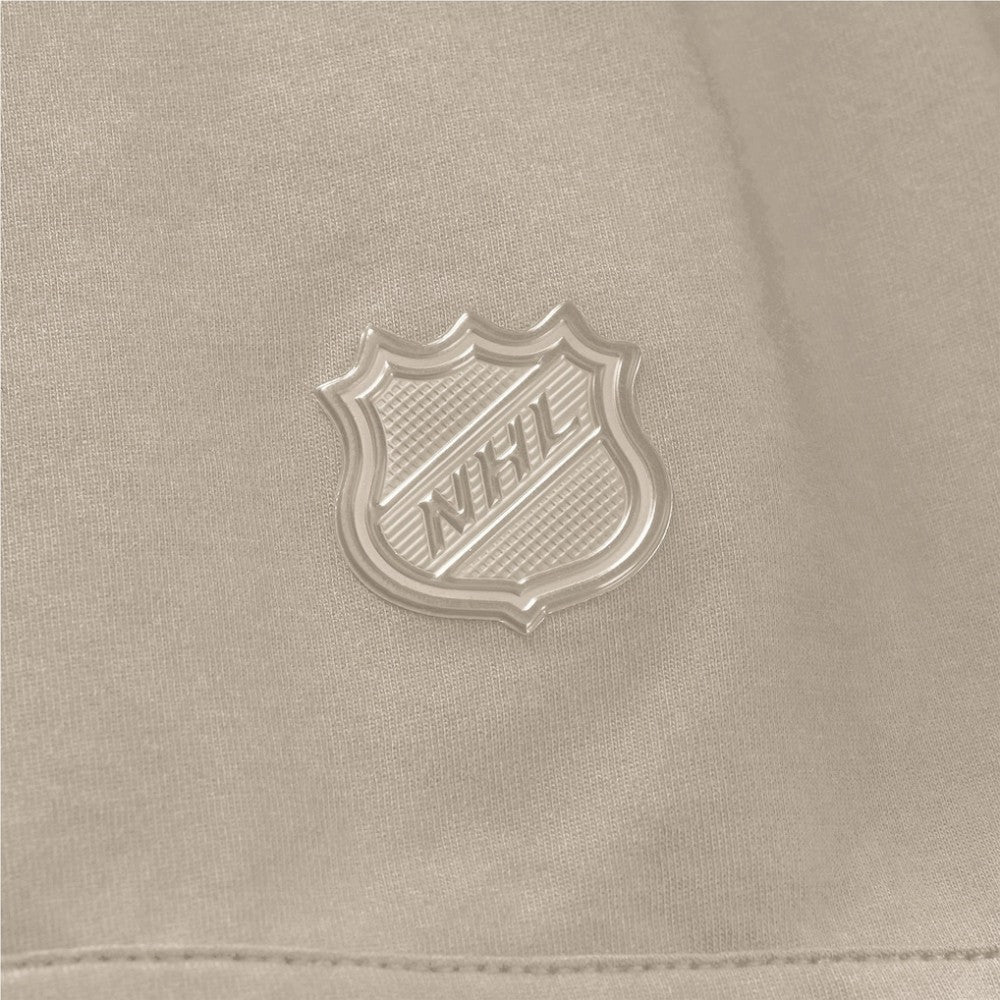 NHL Tan Vegas Golden Knights Fanatics Authentic Pro Road Short Sleeve Hoodie