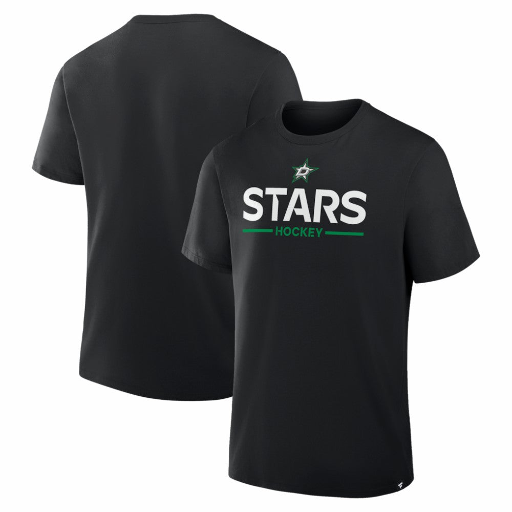 NHL Black Dallas Stars Fanatics Authentic Pro Primary T-Shirt