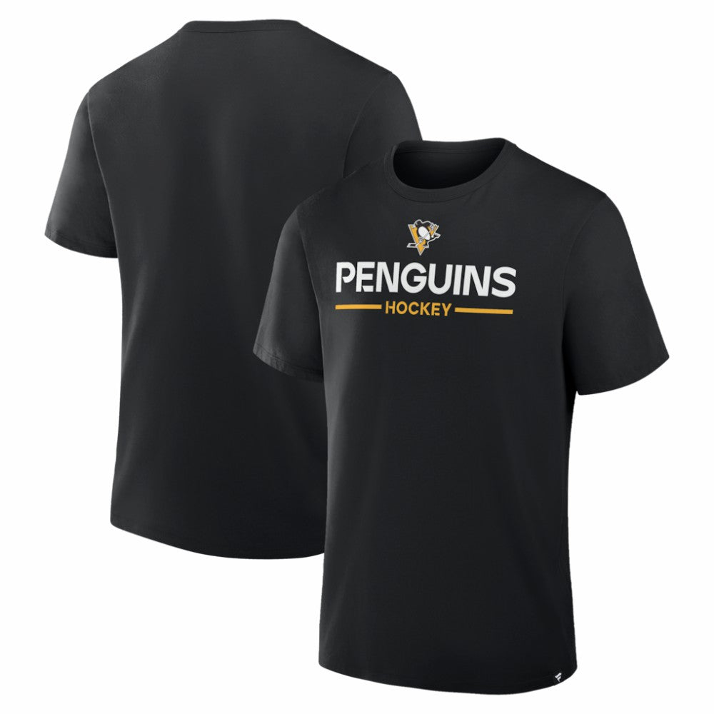 NHL Black Pittsburgh Penguins Fanatics Authentic Pro Primary T-Shirt