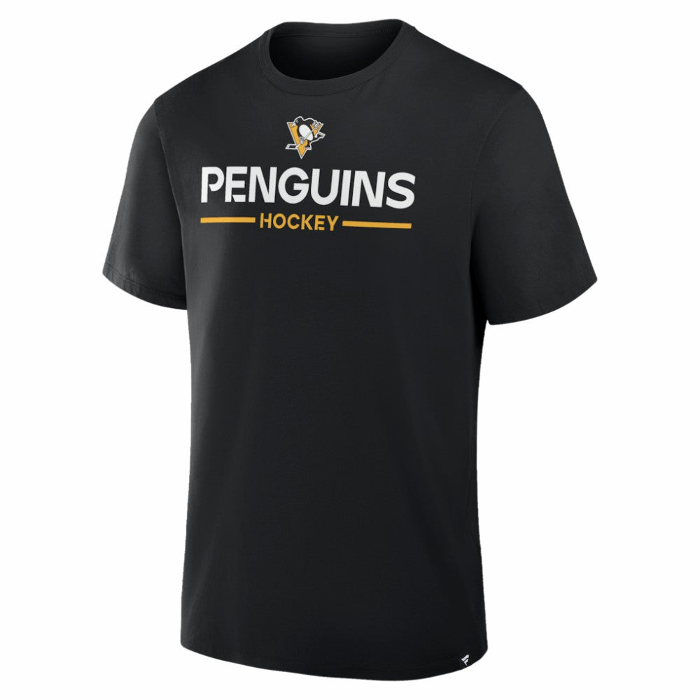 NHL Black Pittsburgh Penguins Fanatics Authentic Pro Primary T-Shirt