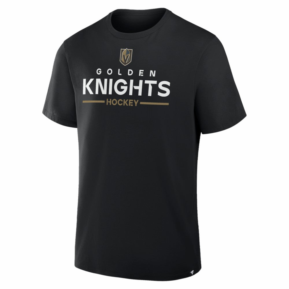 NHL Black Vegas Golden Knights Fanatics Authentic Pro Primary T-Shirt