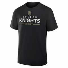 NHL Black Vegas Golden Knights Fanatics Authentic Pro Primary T-Shirt
