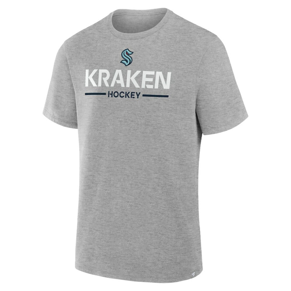 NHL Gray Seattle Kraken Fanatics Authentic Pro Primary T-Shirt