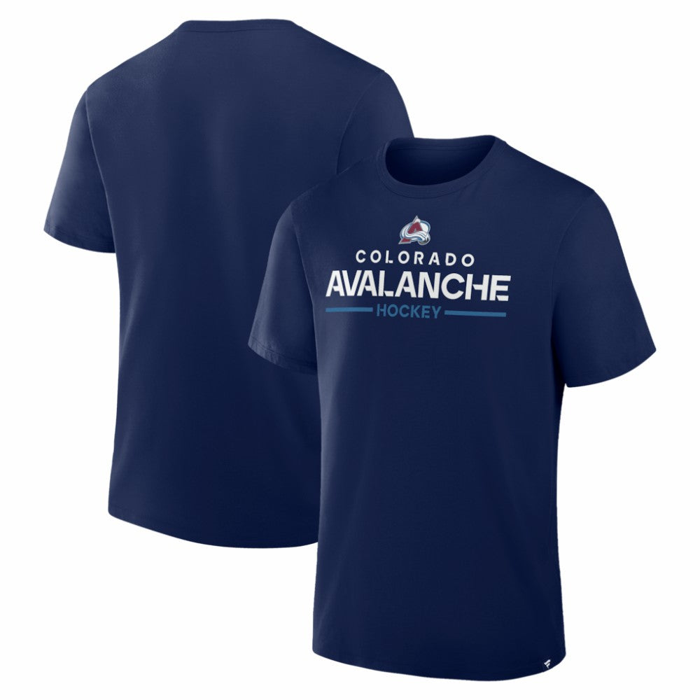 NHL Navy Colorado Avalanche Fanatics Authentic Pro Primary T-Shirt