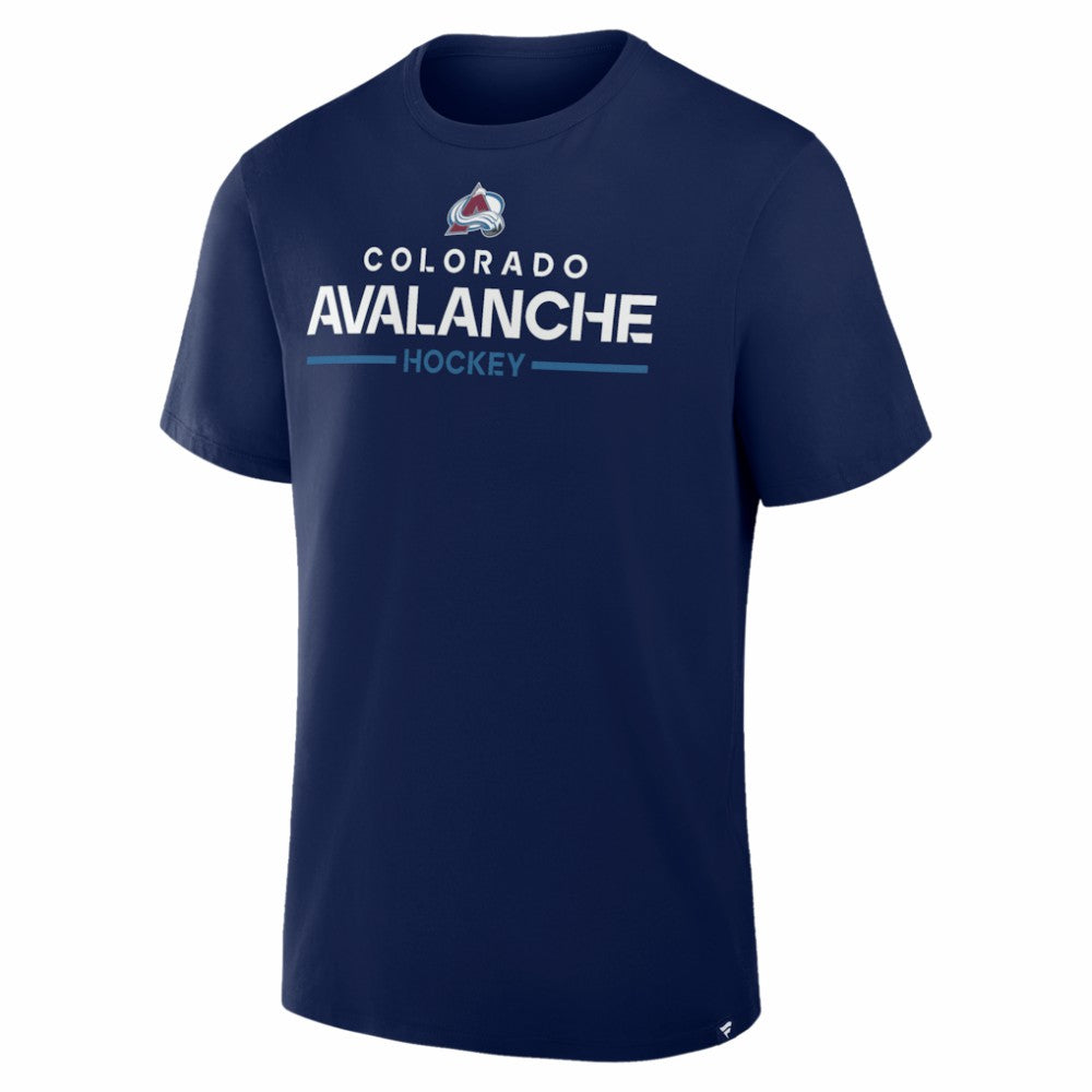 NHL Navy Colorado Avalanche Fanatics Authentic Pro Primary T-Shirt