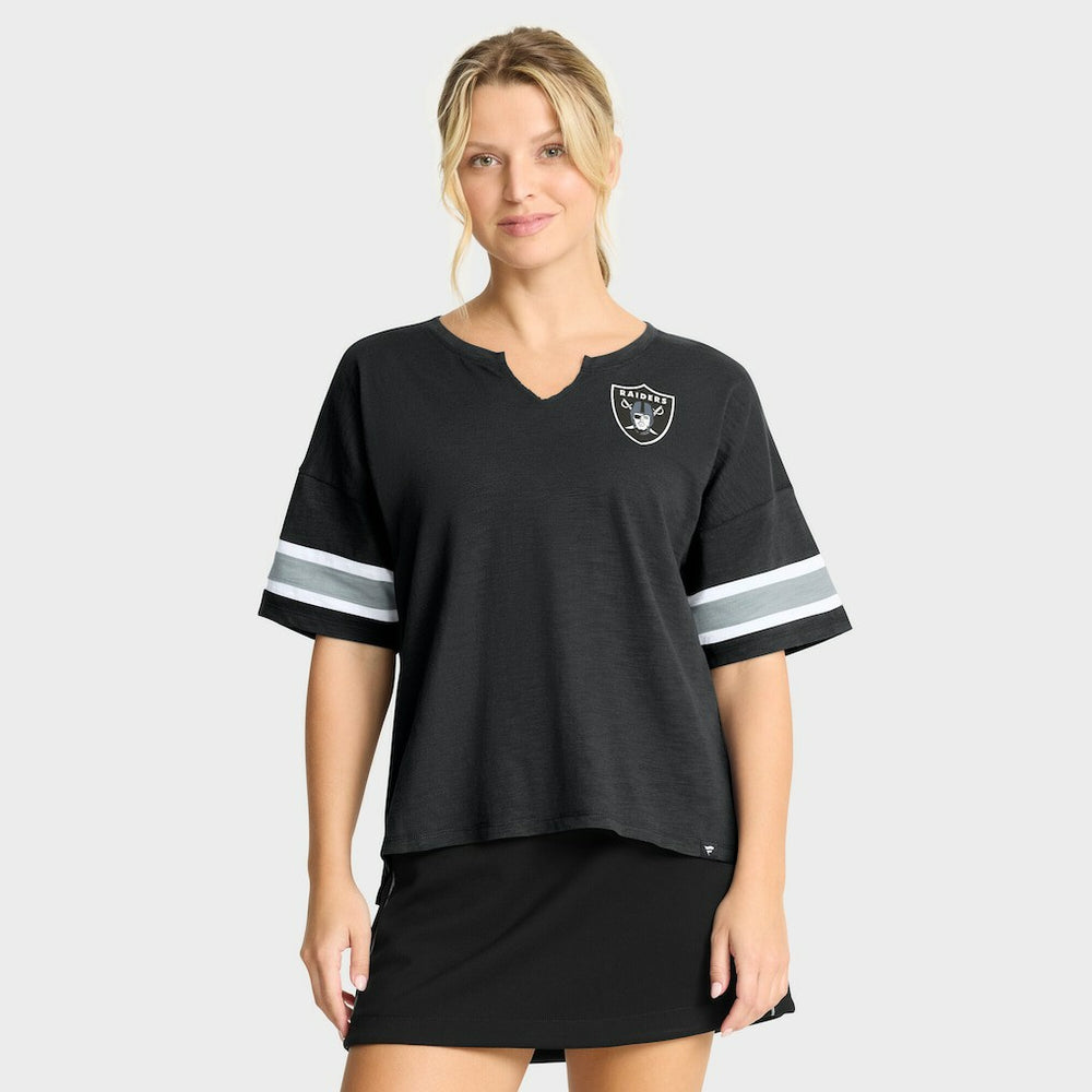 Women's Redzone Curl Route T-Shirt - Las Vegas Raiders