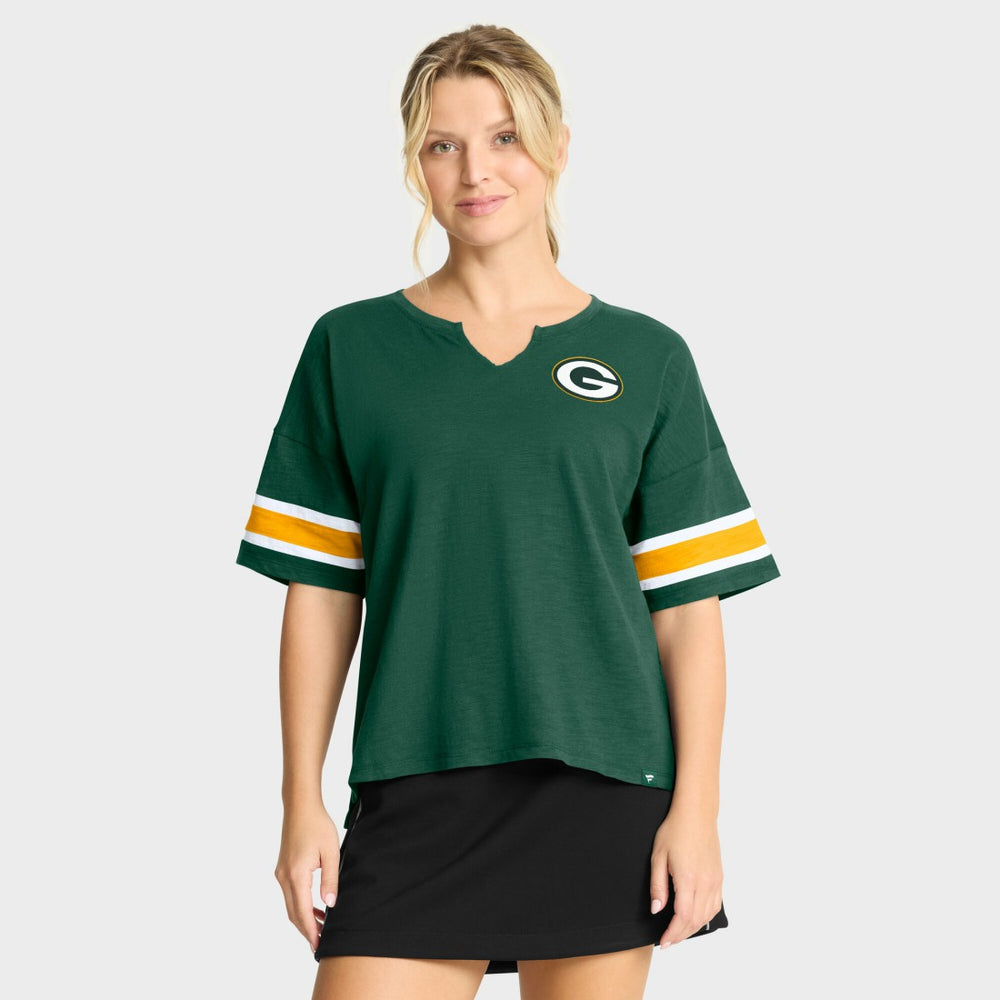 Women's Redzone Curl Route T-Shirt - Green Bay Packers