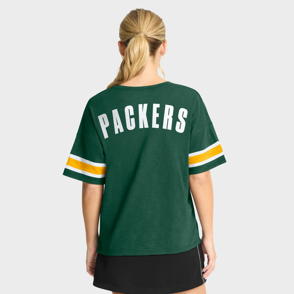 Women's Redzone Curl Route T-Shirt - Green Bay Packers