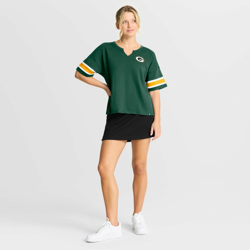 Women's Redzone Curl Route T-Shirt - Green Bay Packers
