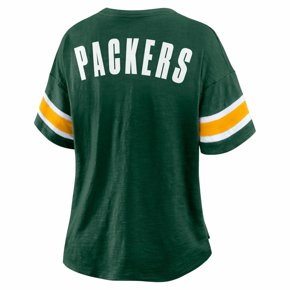 Women's Redzone Curl Route T-Shirt - Green Bay Packers