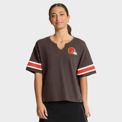 Women's Redzone Curl Route T-Shirt - Cleveland Browns