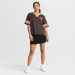 Women's Redzone Curl Route T-Shirt - Cleveland Browns