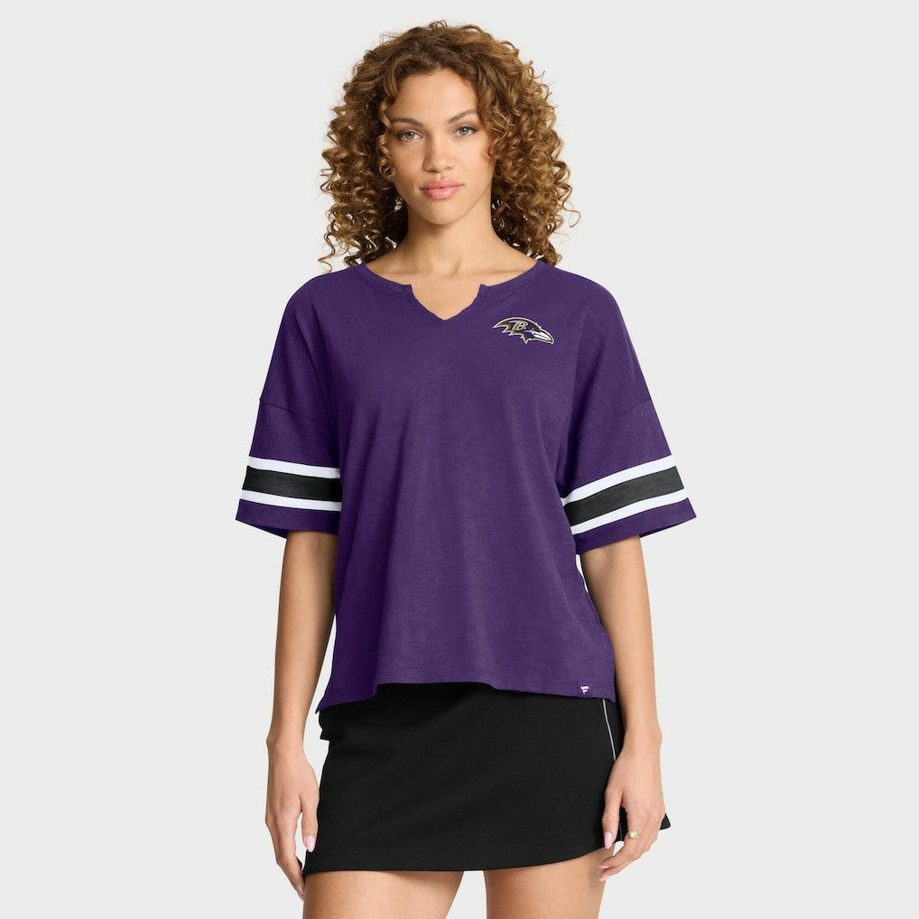 Women's Redzone Curl Route T-Shirt - Baltimore Ravens
