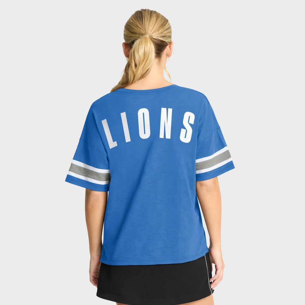 Women's Redzone Curl Route T-Shirt - Detroit Lions