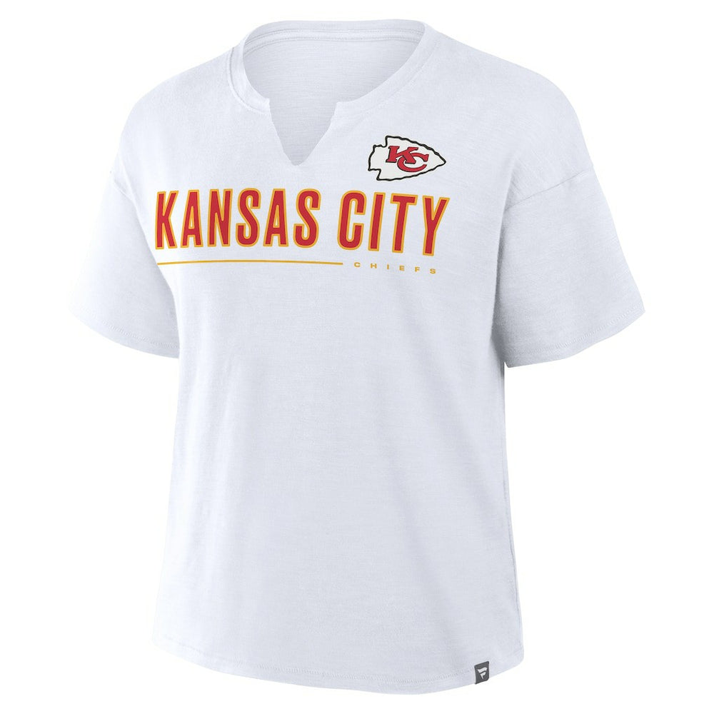 Women's Redzone Slub Boxy T-Shirt - Kansas City Chiefs
