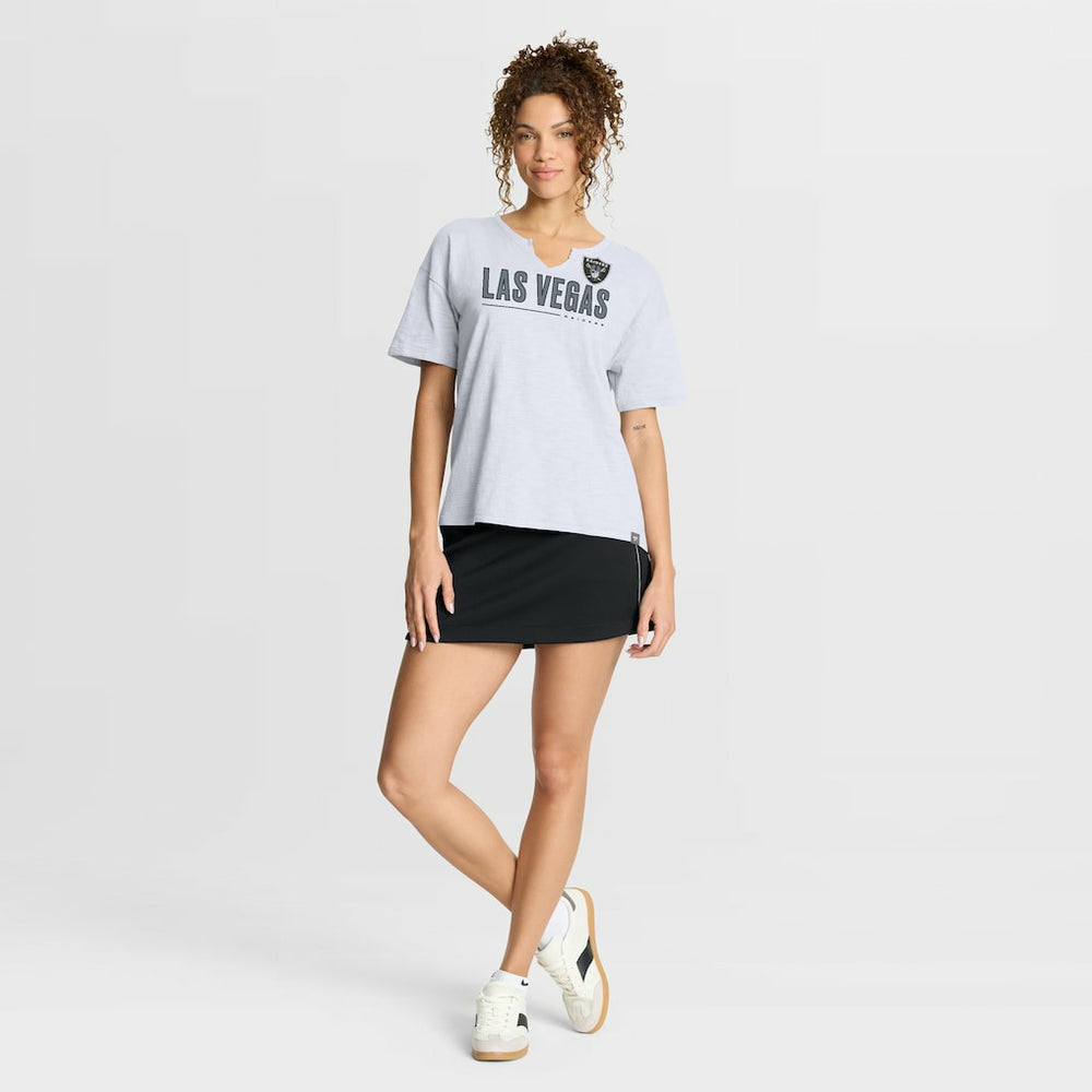 Women's Redzone Slub Boxy T-Shirt - Las Vegas Raiders
