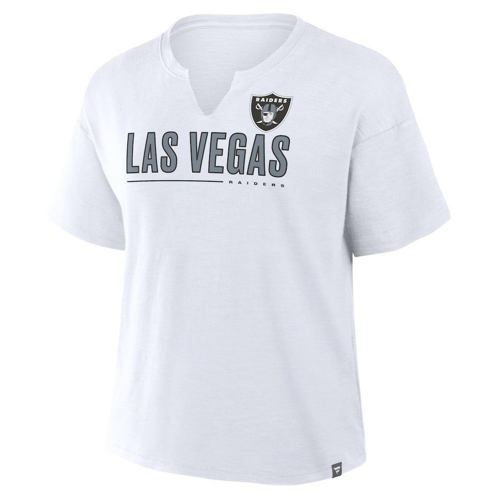 Women's Redzone Slub Boxy T-Shirt - Las Vegas Raiders