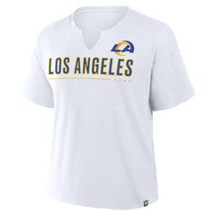 Women's Redzone Slub Boxy T-Shirt - Los Angeles Rams