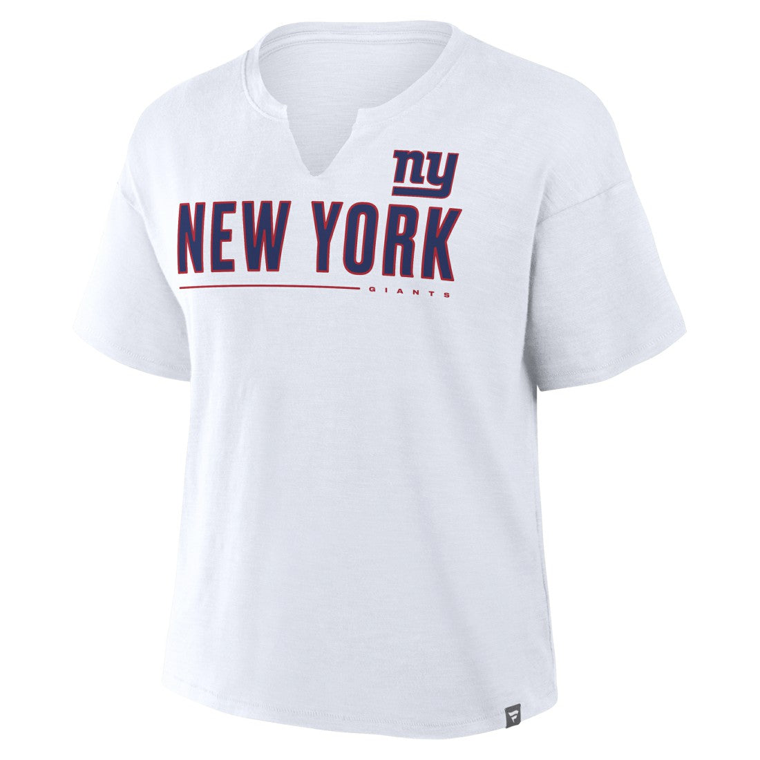 Women's Redzone Slub Boxy T-Shirt - New York Giants