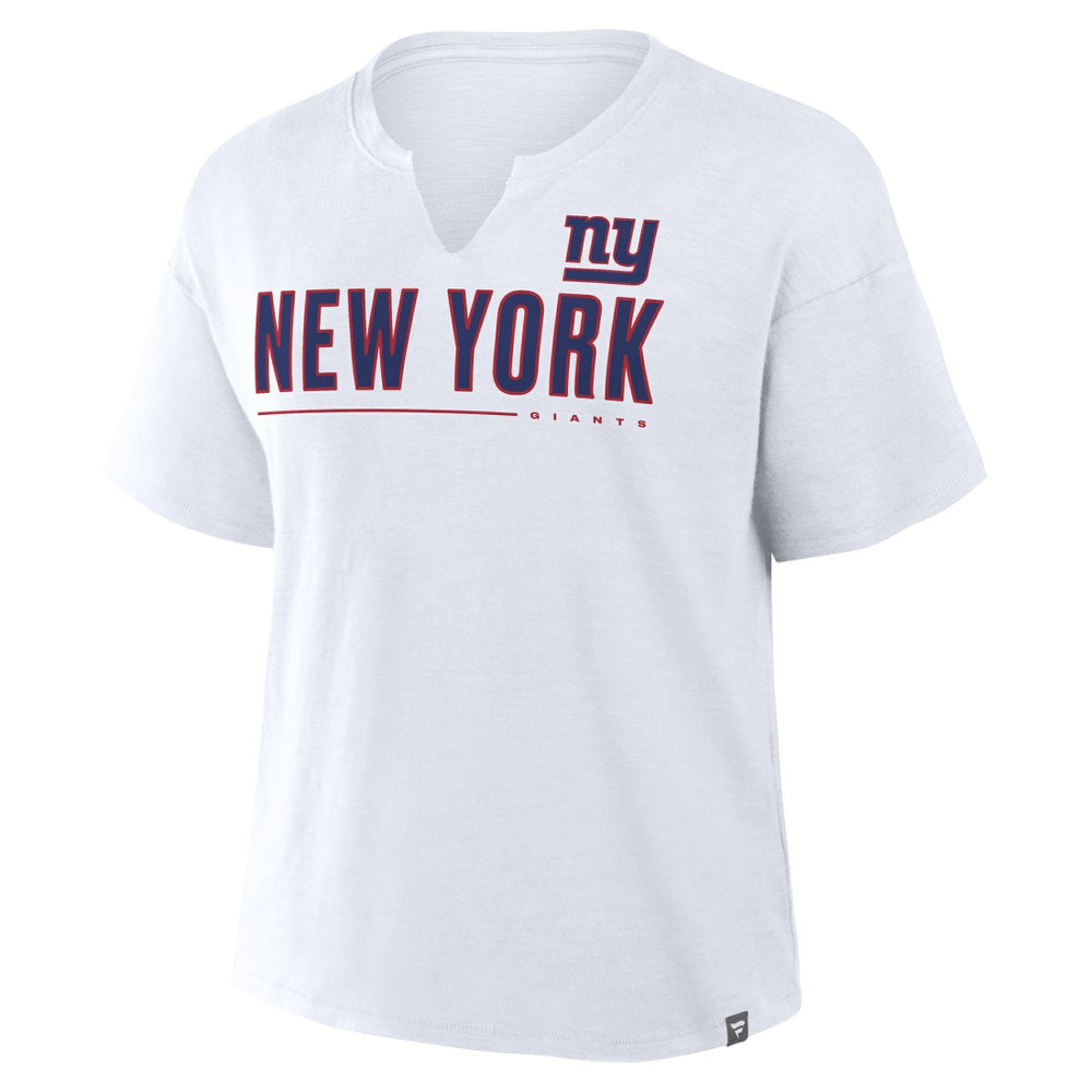 Women's Redzone Slub Boxy T-Shirt - New York Giants