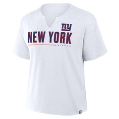 Women's Redzone Slub Boxy T-Shirt - New York Giants
