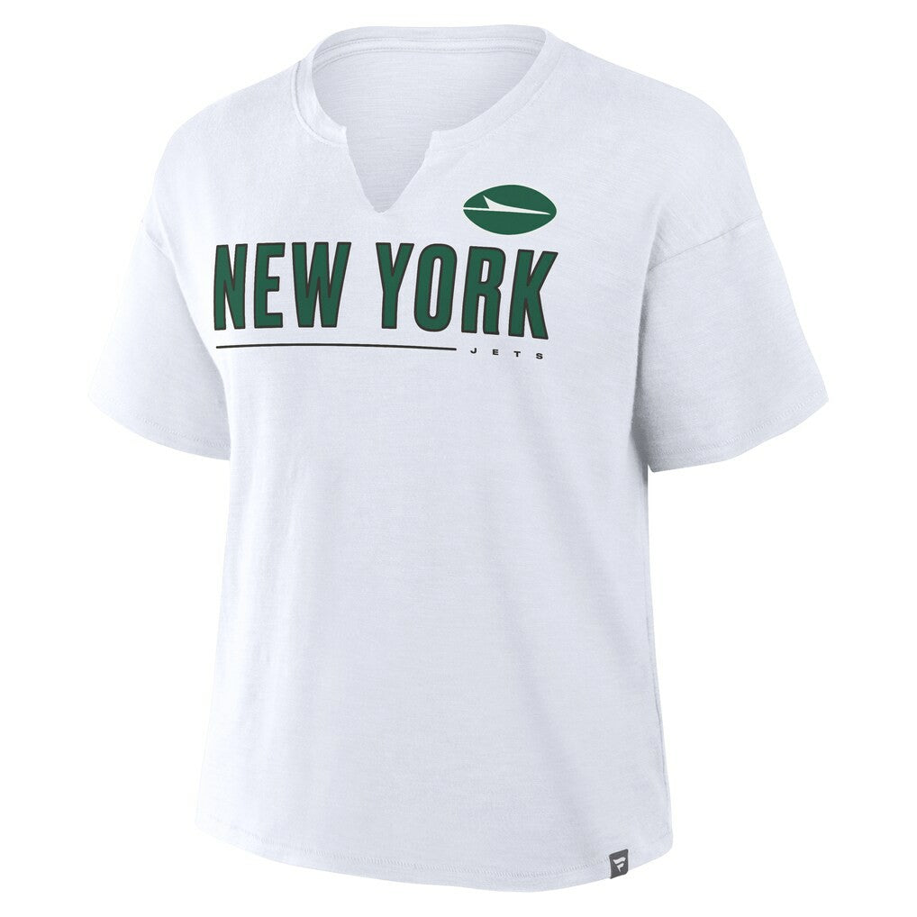Women's Redzone Slub Boxy T-Shirt - New York Jets