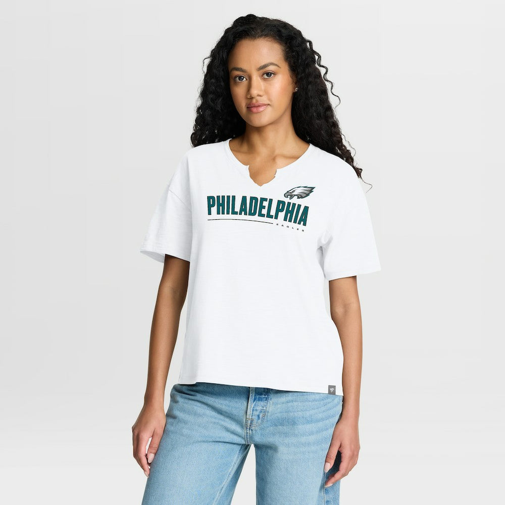 Women's Redzone Slub Boxy T-Shirt - Philadelphia Eagles