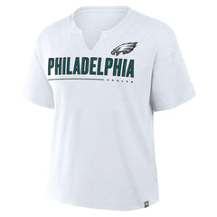 Women's Redzone Slub Boxy T-Shirt - Philadelphia Eagles