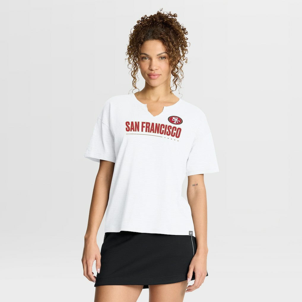 Women's Redzone Slub Boxy T-Shirt - San Francisco 49ers