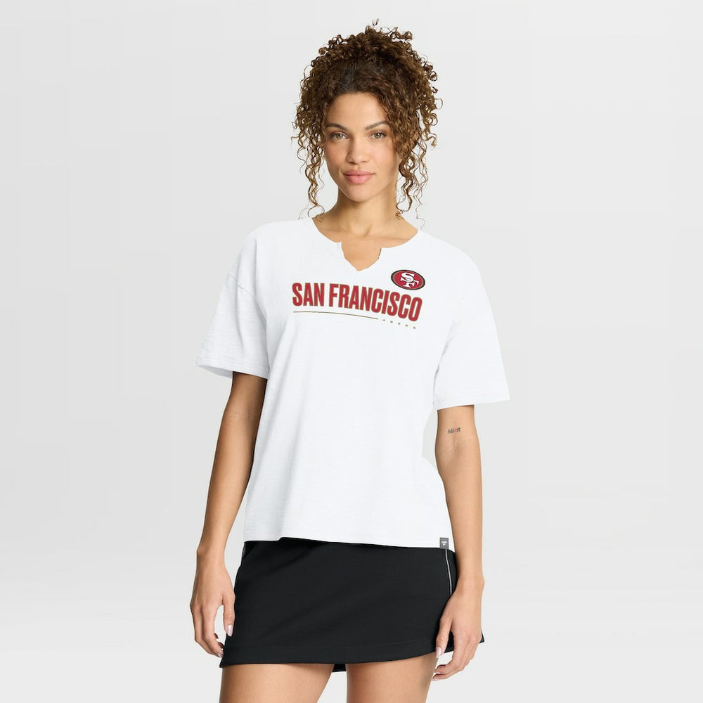 Women's Redzone Slub Boxy T-Shirt - San Francisco 49ers