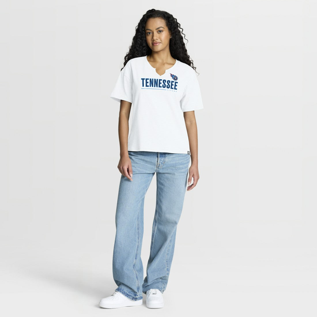 Women's Redzone Slub Boxy T-Shirt - Tennessee Titans