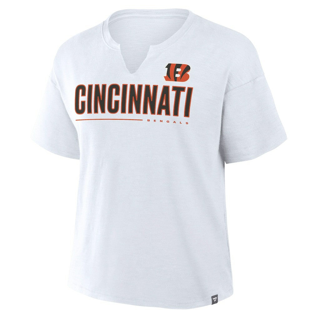 Women's Redzone Slub Boxy T-Shirt - Cincinnati Bengals
