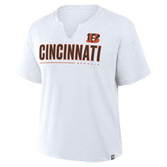 Women's Redzone Slub Boxy T-Shirt - Cincinnati Bengals