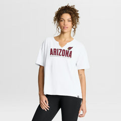 Women's Redzone Slub Boxy T-Shirt - Arizona Cardinals