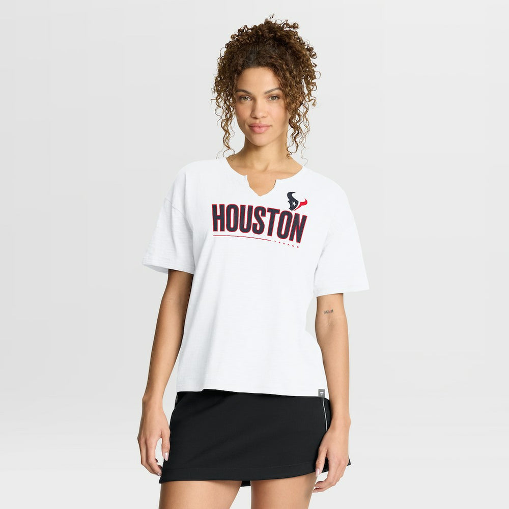 Women's Redzone Slub Boxy T-Shirt - Houston Texans