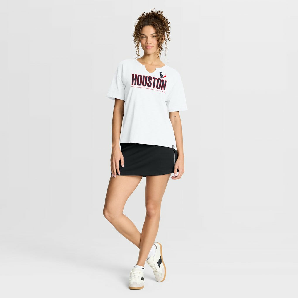 Women's Redzone Slub Boxy T-Shirt - Houston Texans
