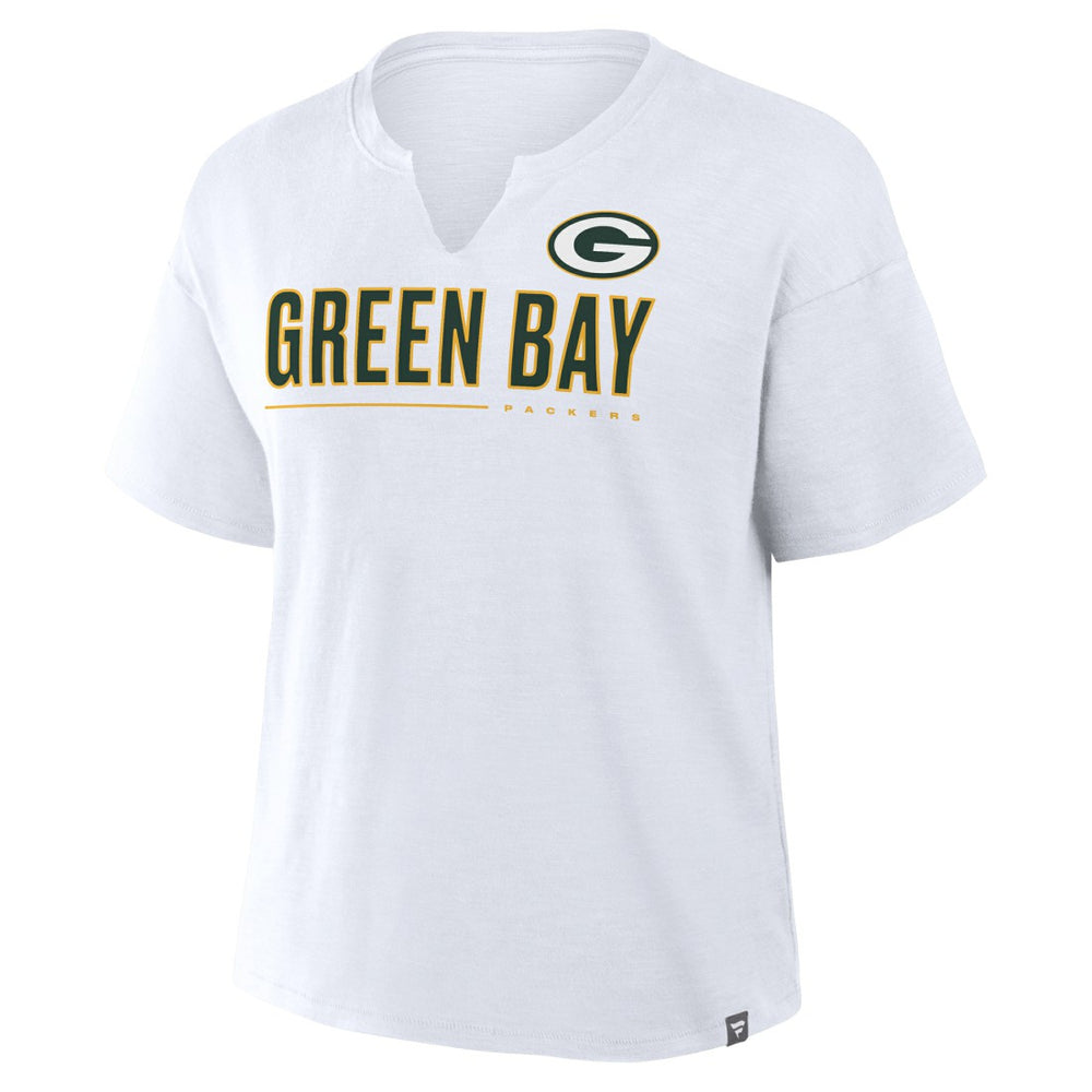 Women's Redzone Slub Boxy T-Shirt - Green Bay Packers