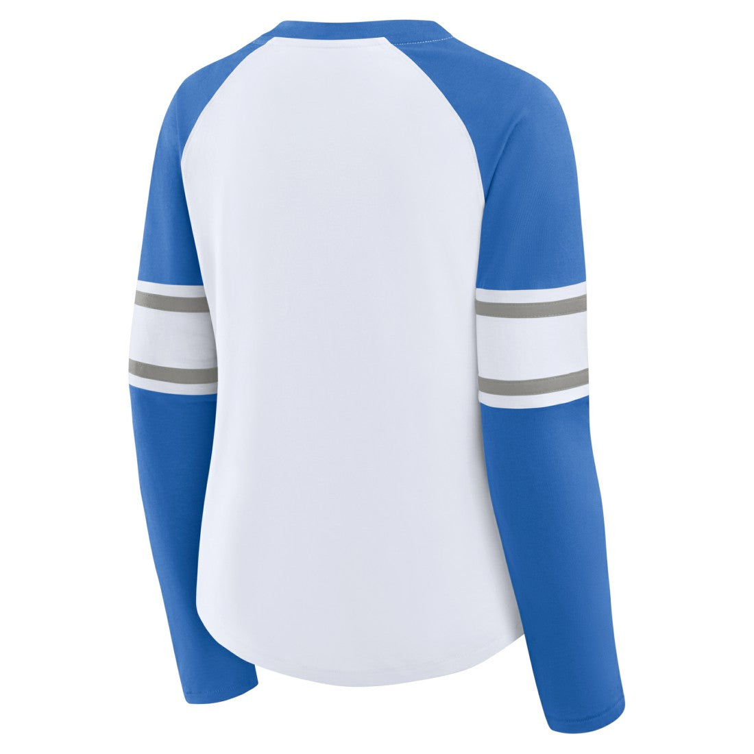 Women's Redzone Blitz Package Raglan Lace-Up V-Neck Long Sleeve T-Shirt - Detroit Lions