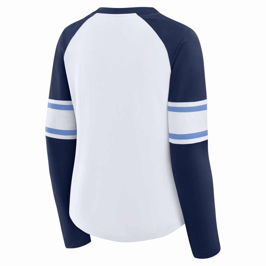 Women's Redzone Blitz Package Raglan Lace-Up V-Neck Long Sleeve T-Shirt - Tennessee Titans