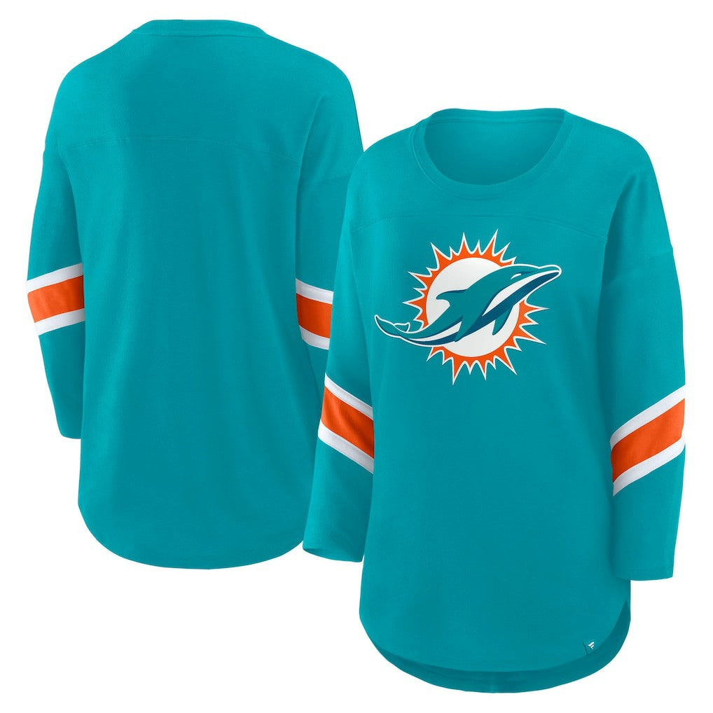 Women's Redzone 3/4-Sleeve T-Shirt - Miami Dolphins